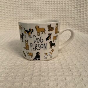 Opal House Stoneware Dog Person Mug
